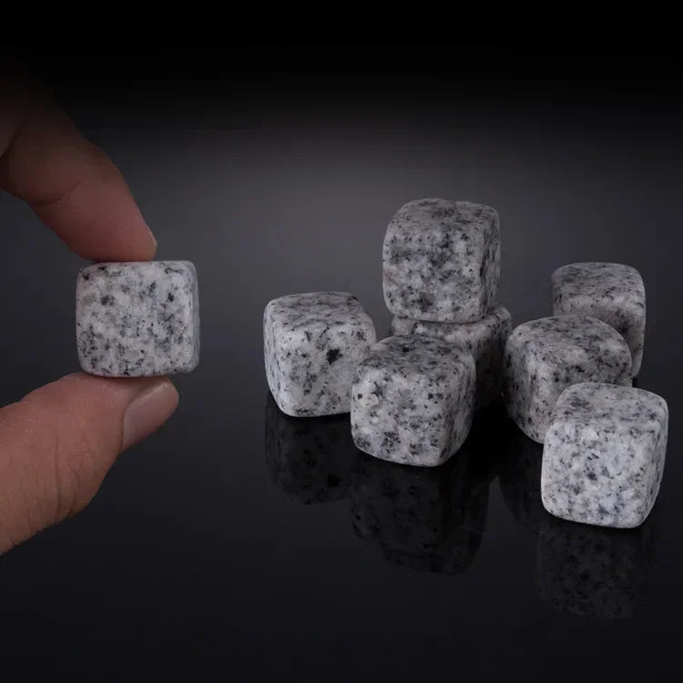 Whiskey Stones (6 pcs) – Reusable Ice Cubes for Drinks