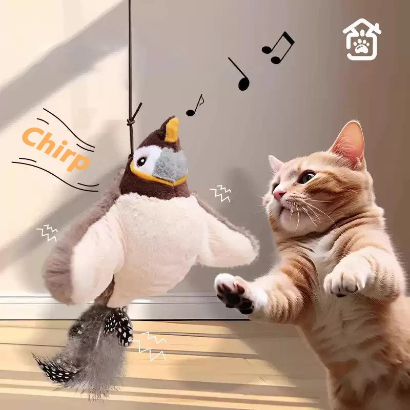 Automatic Rolling Cat Ball with Tail – Rechargeable Interactive Toy