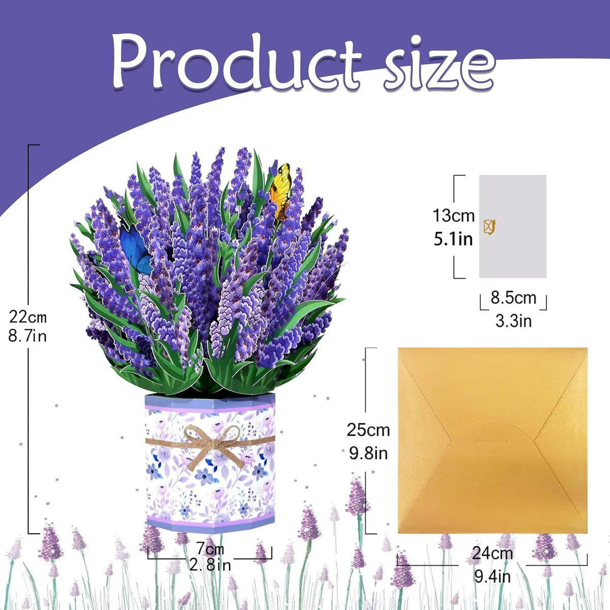 3D Pop-Up Flower Greeting Card – Handmade Card for Any Occasion