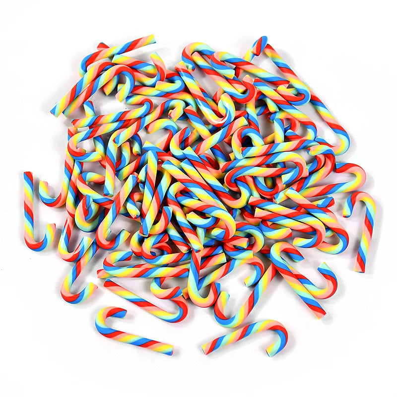 Mini Candy Cane Ornaments (10/30/50 pcs) – Christmas Tree Decor