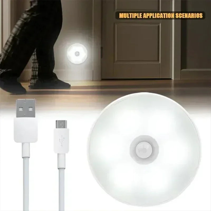 Rechargeable Motion Sensor Night Light – Cabinet & Hallway Lamp
