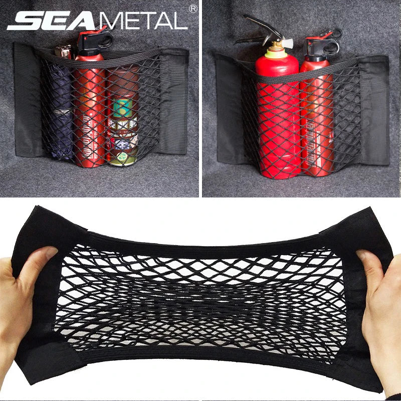 Car Trunk Mesh Organizer – Universal Cargo Net