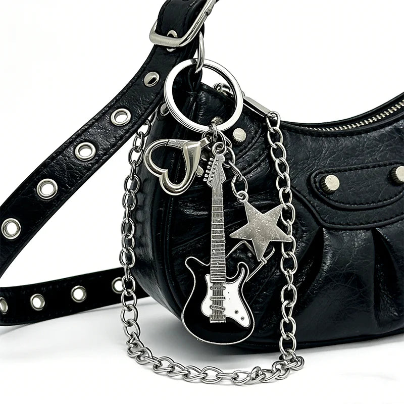 Matching Guitar Keychain Set for Couples