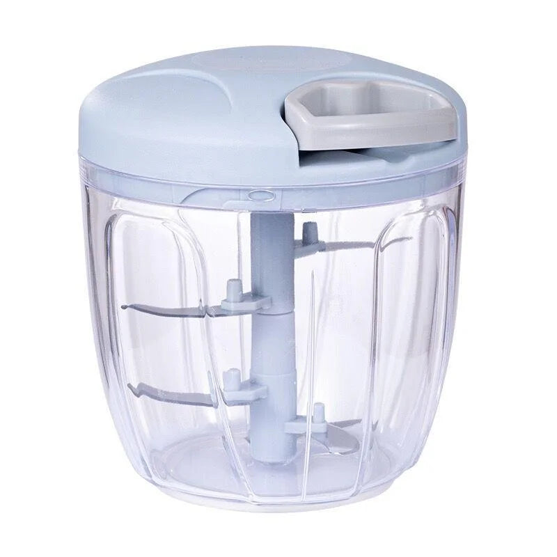 Manual Food Chopper 500/900 ml – Garlic, Onion & Meat Mincer