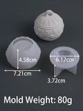 Christmas Jar Silicone Mold – Snowflake & Berry Candle Jar