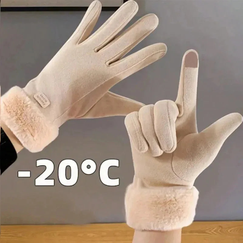 Women's Touchscreen Winter Gloves – Warm & Windproof