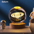 Galaxy Crystal Ball Night Light – Solar System Lamp