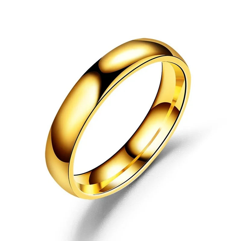 6mm Titanium Ring – Hypoallergenic Polished Band for Men & Women
