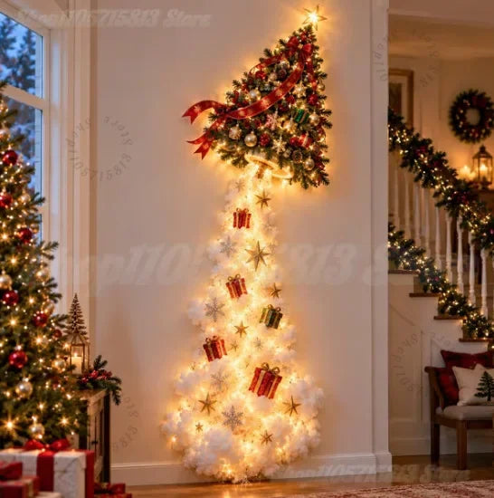 Christmas Magic Trail LED Wall Light – Santa Sleigh Scene