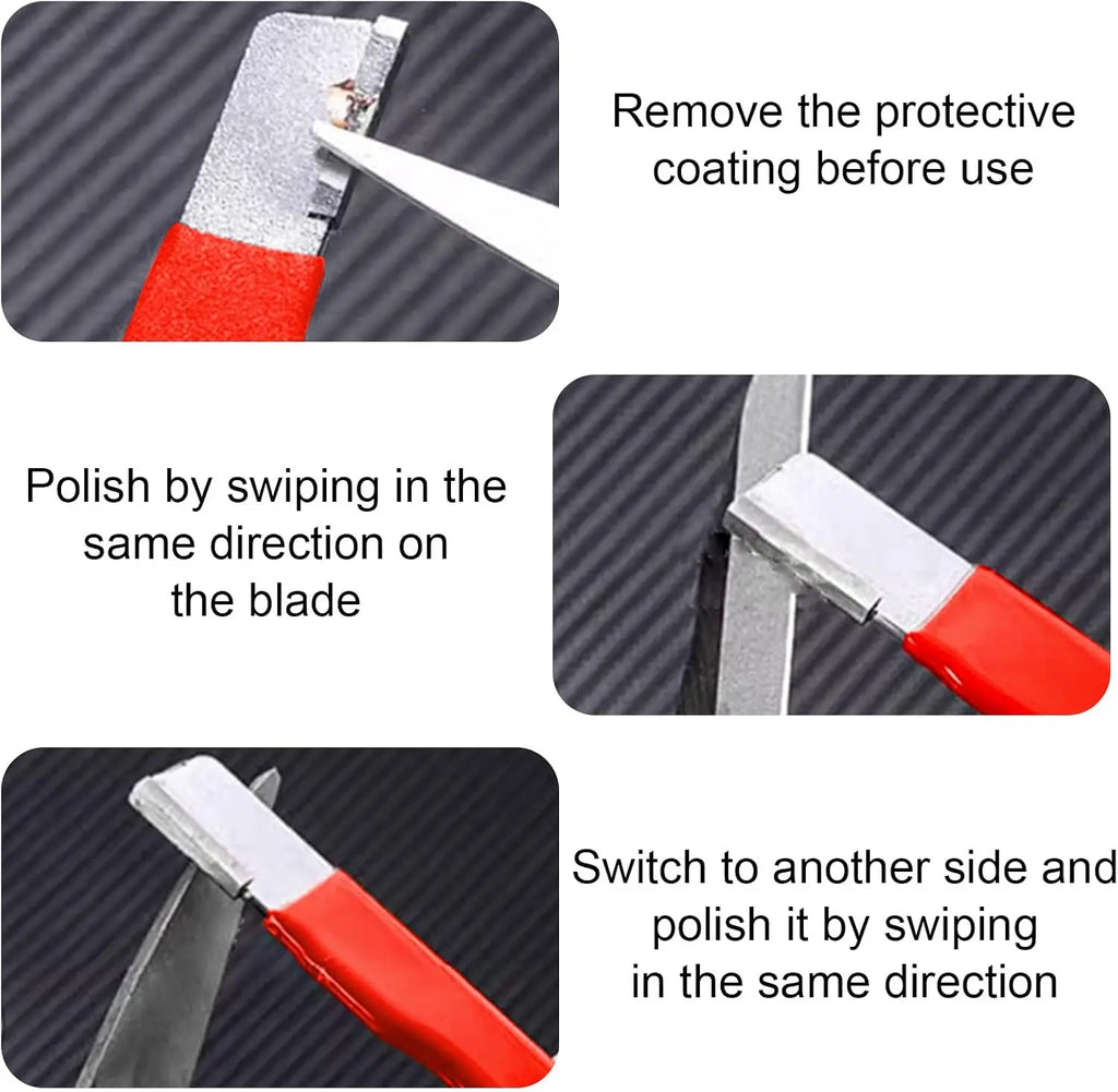 Manual Knife & Scissors Sharpener – Quick Sharpening Tool