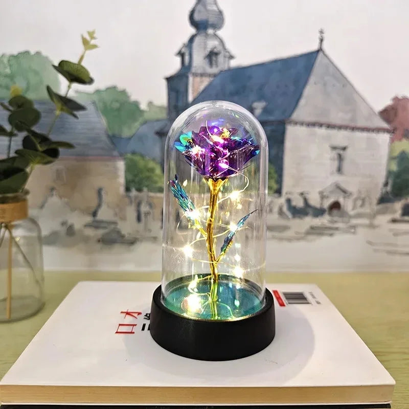 Eternal Rose with LED Light – Artificial Rose Gift for Her
