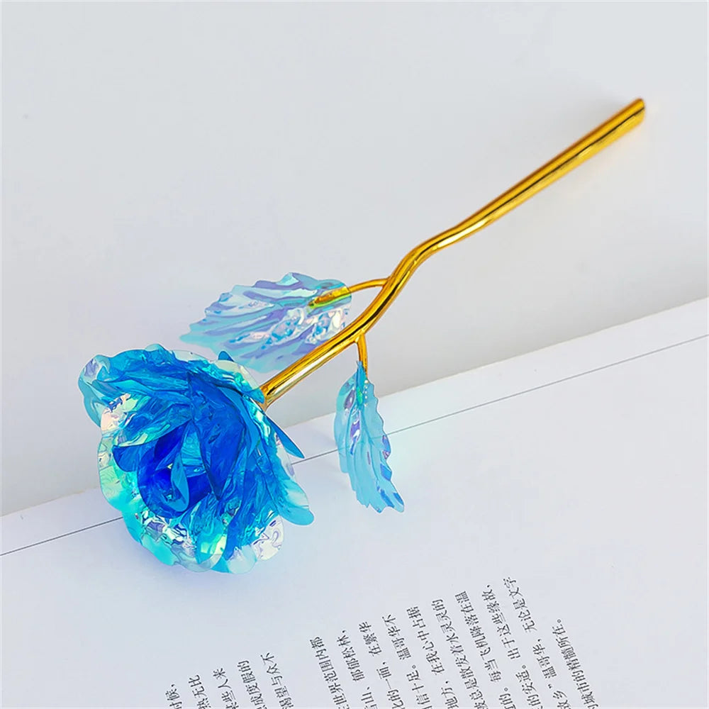 24K Gold Foil Rose 18 cm – Everlasting Valentine's Gift