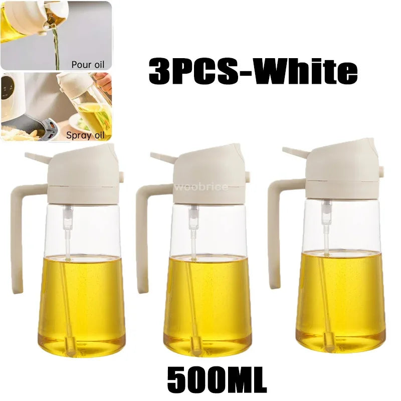 2-in-1 Oil Sprayer & Brush – For Air Fryer, Salad & Grilling