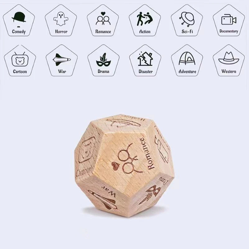 Couples Food Decision Dice – Fun Gift for Him & Her