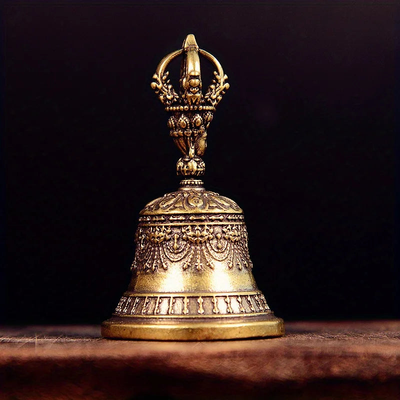 Brass Christmas Bell – Vintage Holiday Decoration