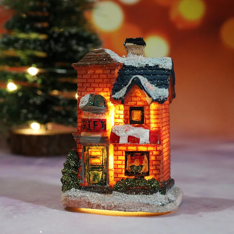 Christmas Village House Night Light – Battery Powered Decor