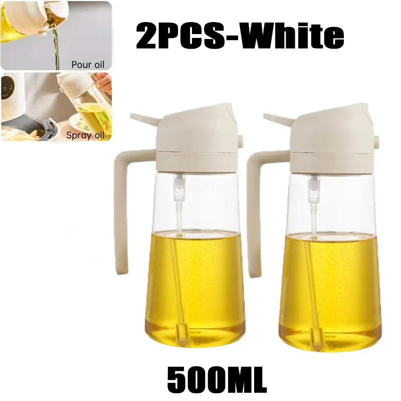 2-in-1 Oil Sprayer & Brush – For Air Fryer, Salad & Grilling