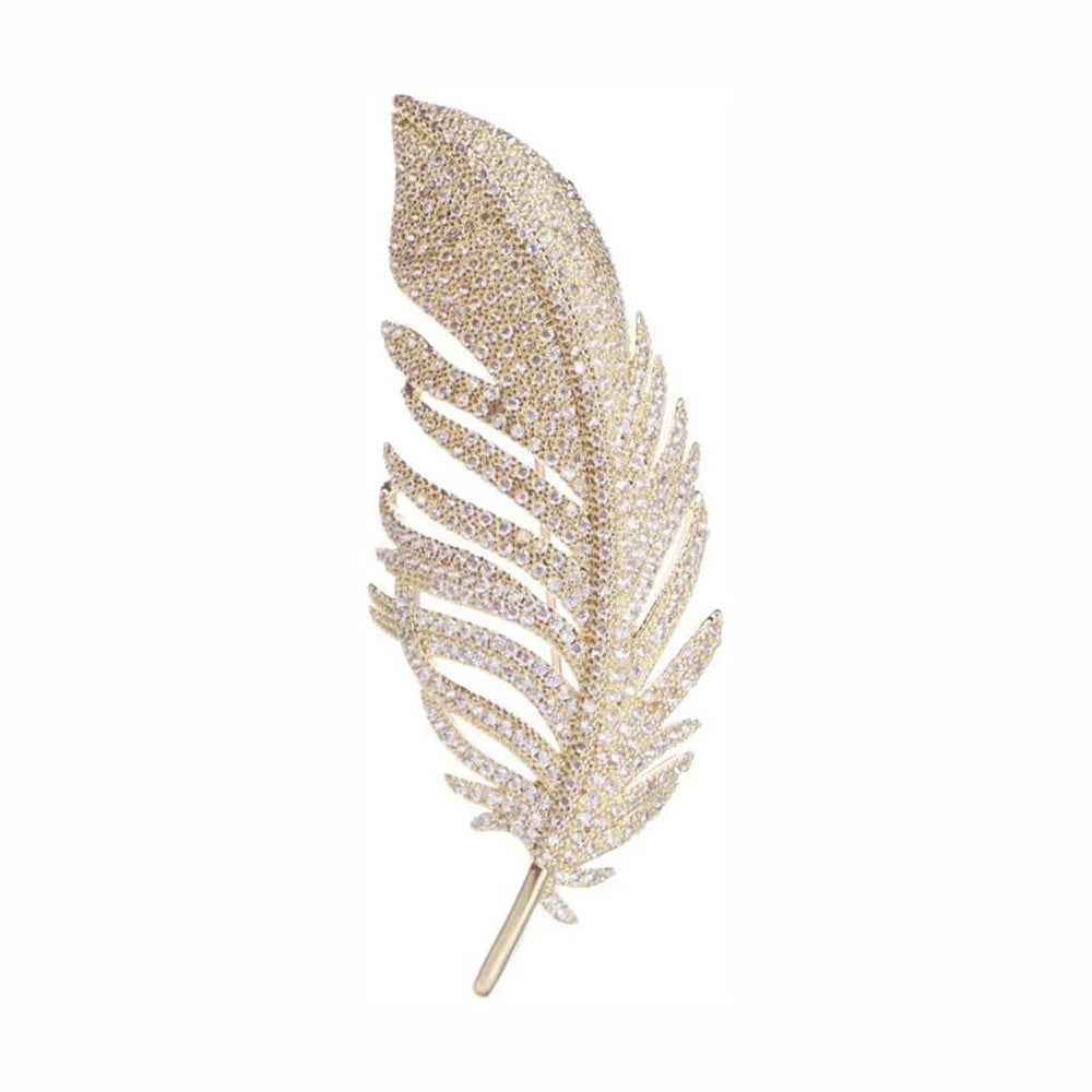 Vintage Rhinestone & Pearl Brooch for Women