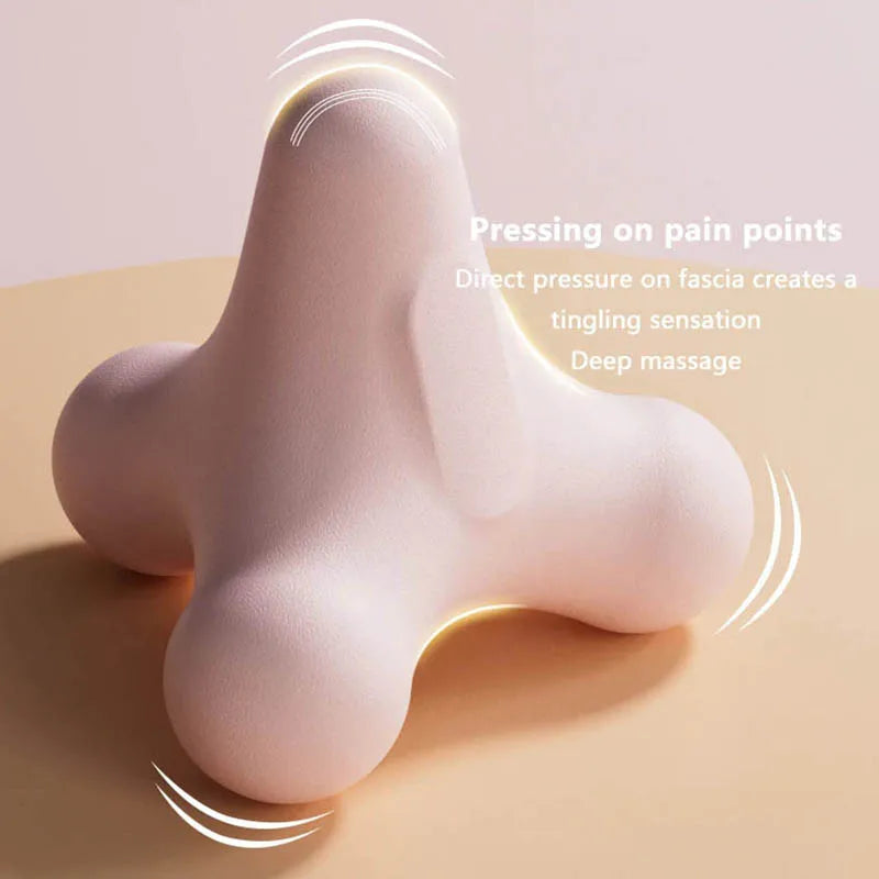 4-Corner Fascia Massage Ball – Neck, Back & Foot Relief