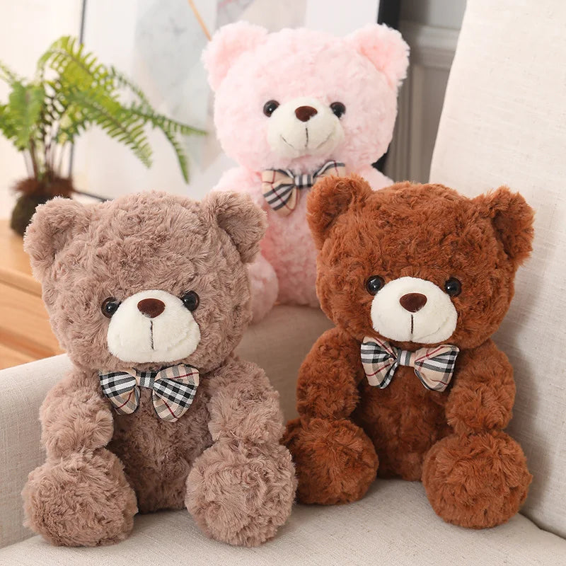 Kawaii Teddy Bear Plush Pillow – Soft Cuddly Gift