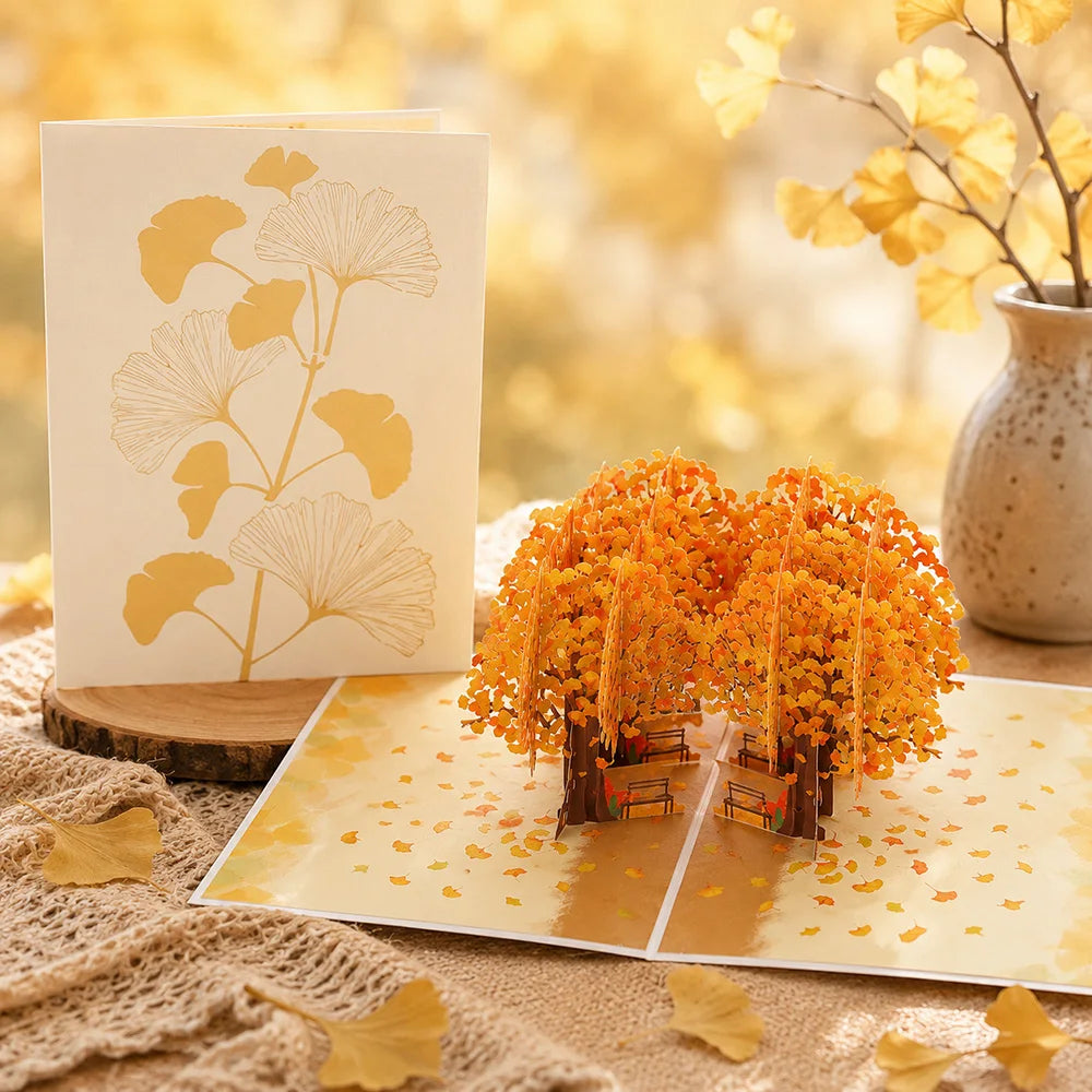 3D Pop-Up Flower Greeting Card – Handmade Card for Any Occasion