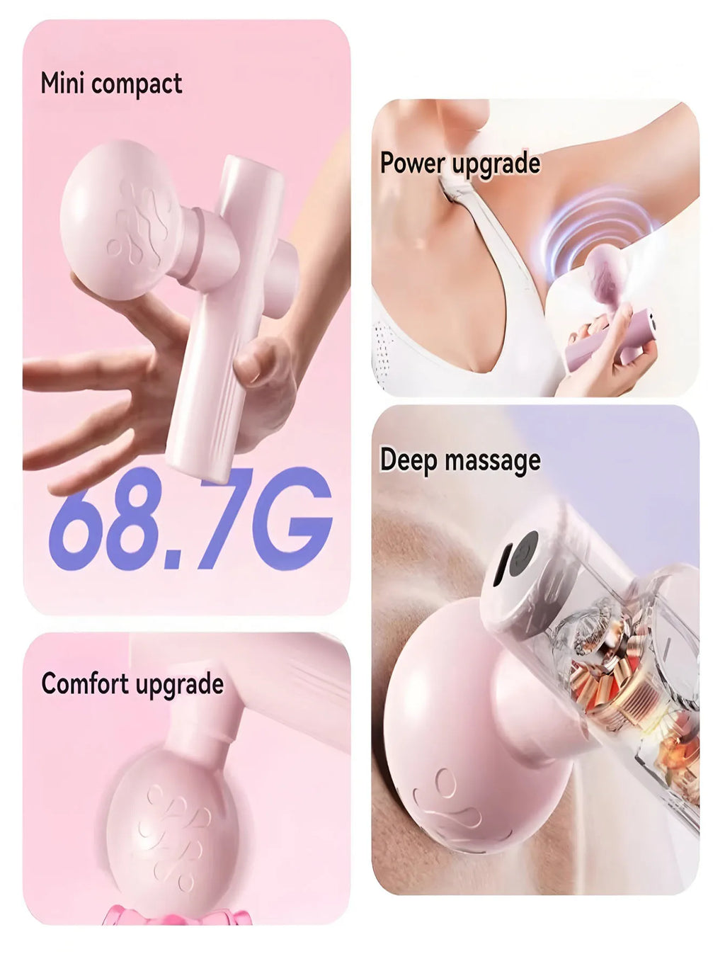 Mini Massage Gun – Portable Muscle Relaxation Device