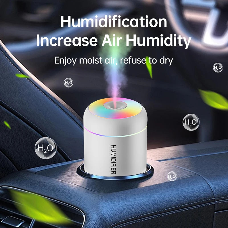 180 ml Mini Humidifier & Aroma Diffuser – USB Mist Maker
