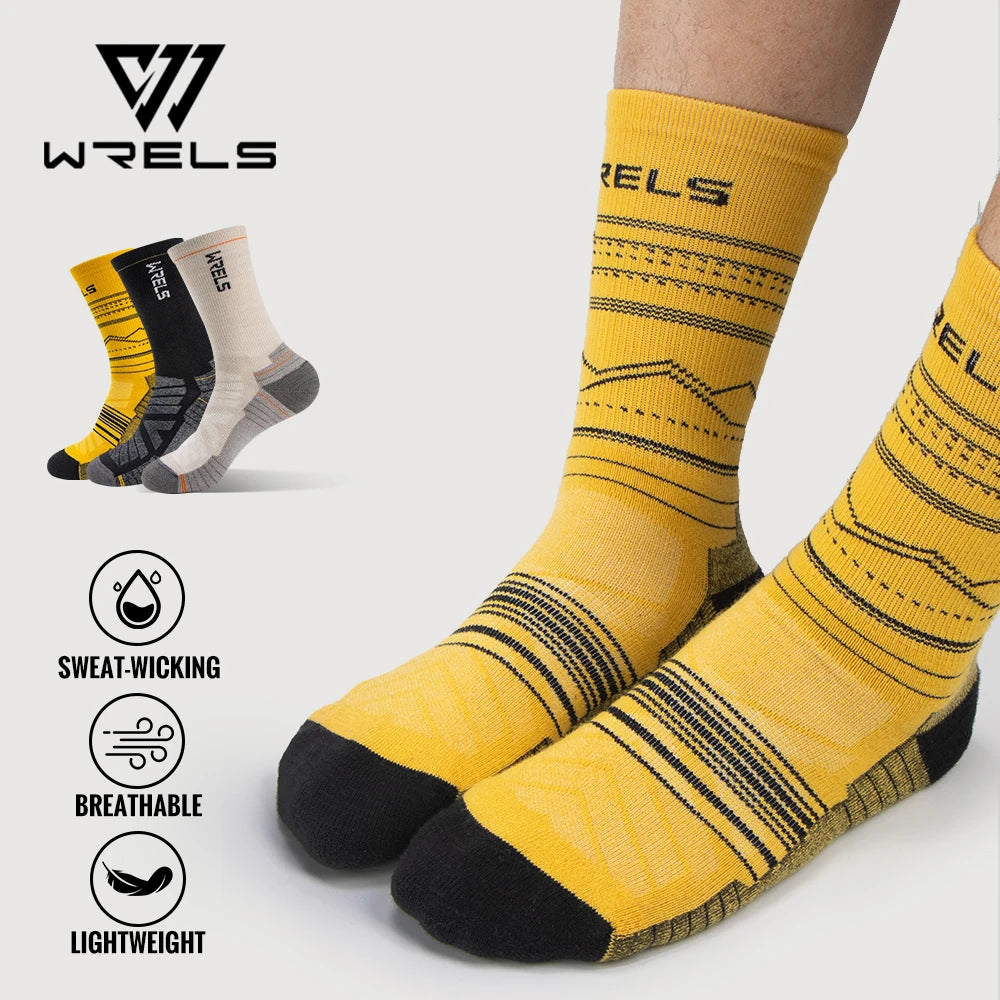 Merino Wool Hiking & Running Socks – Breathable Cushioned