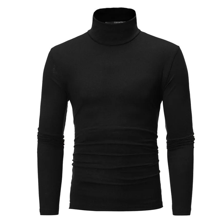 Men's Thermal Base Layer Top – High Neck Long Sleeve