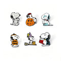 Cute Puppy Christmas Enamel Pins (6 pcs)