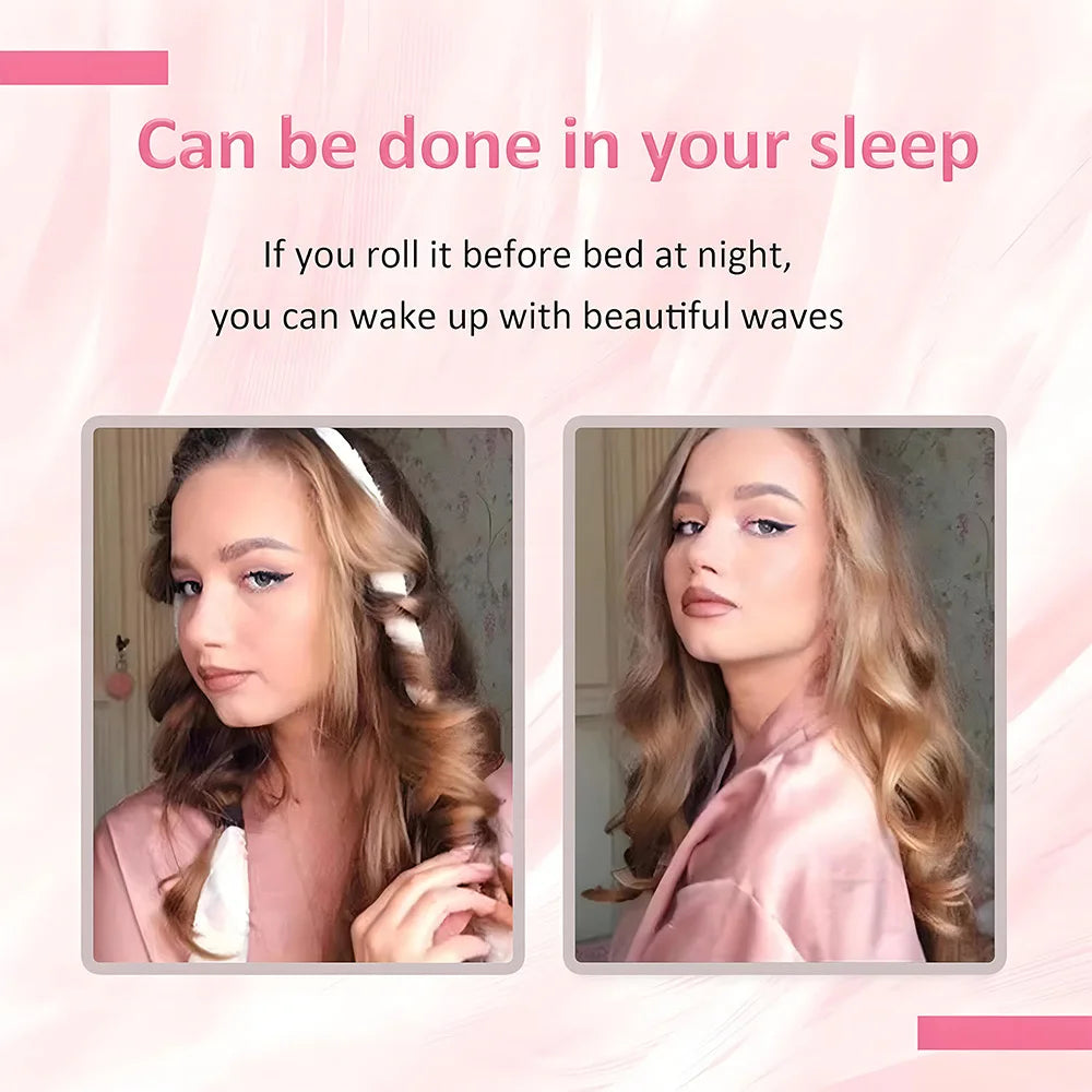 Silk Heatless Curler Set (4 pcs) – Overnight Waves