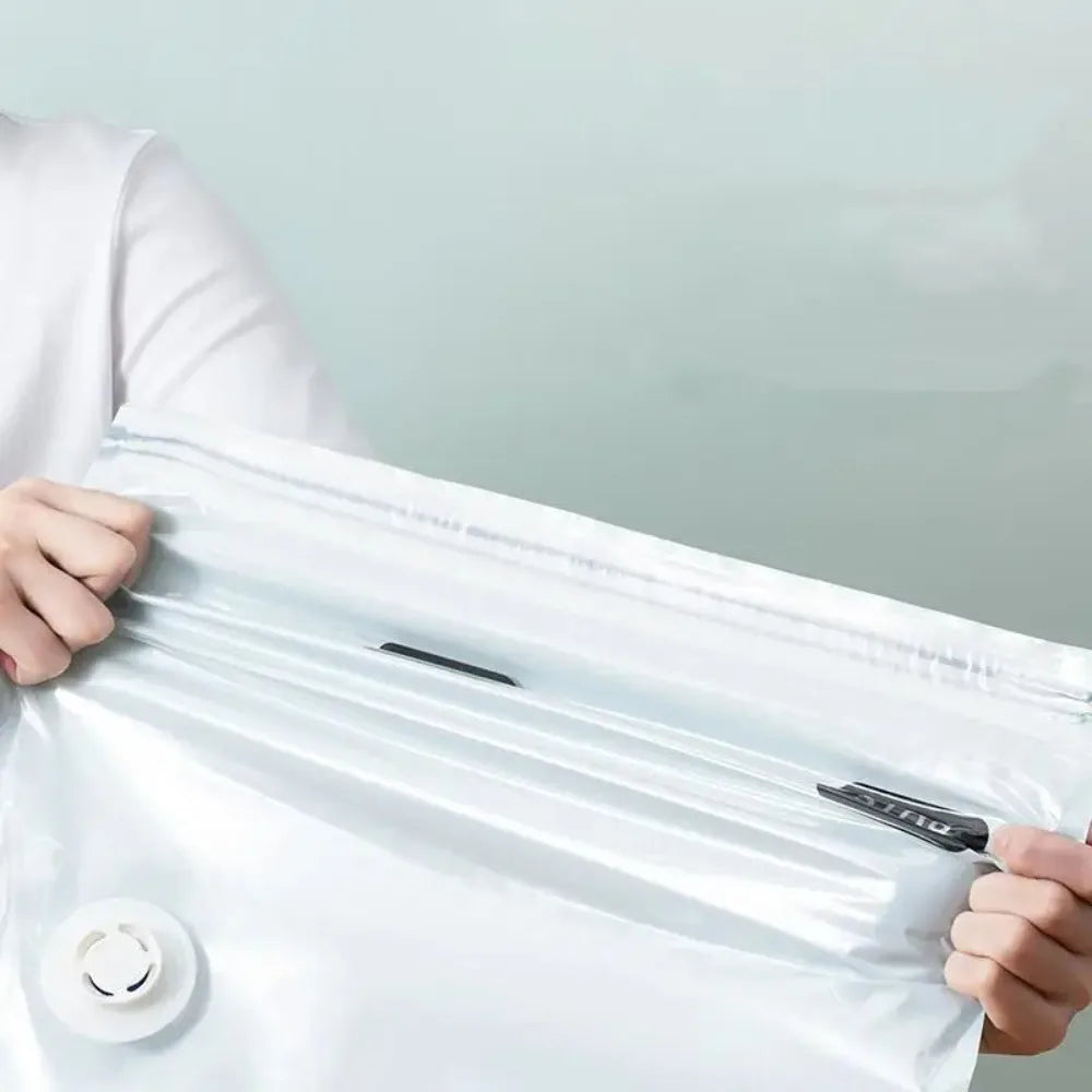Vacuum Storage Bags – No Pump Needed for Clothes & Bedding