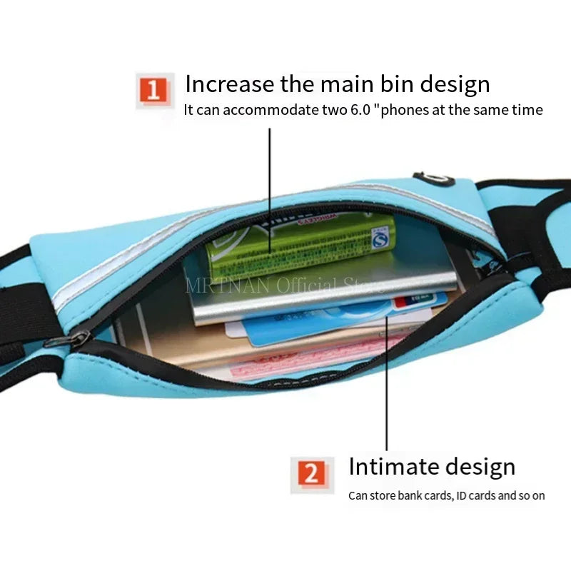 Running Waist Bag – Slim Sports Belt Bag for Phone