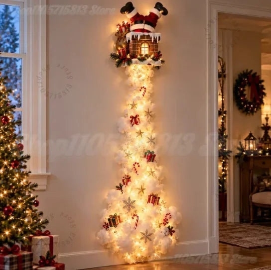Christmas Magic Trail LED Wall Light – Santa Sleigh Scene