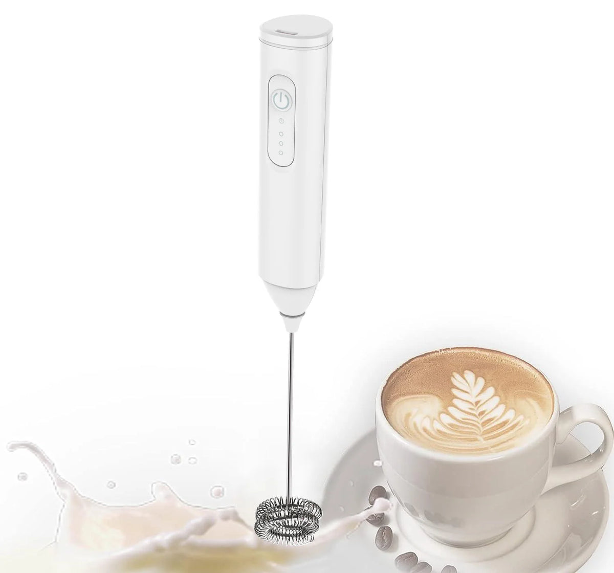 Rechargeable Mini Milk Frother – 3 Speeds