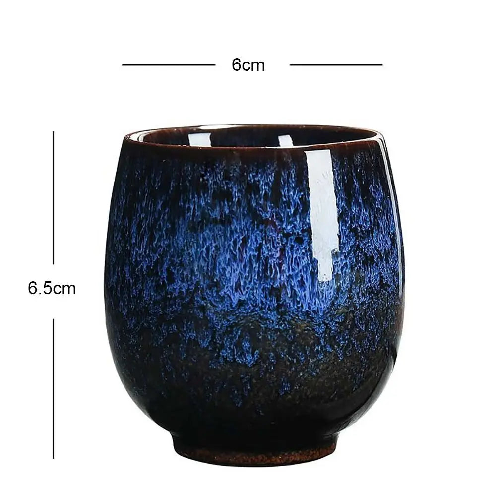 Japanese Ceramic Tea Cup – Handcrafted Kiln-Glazed Mug