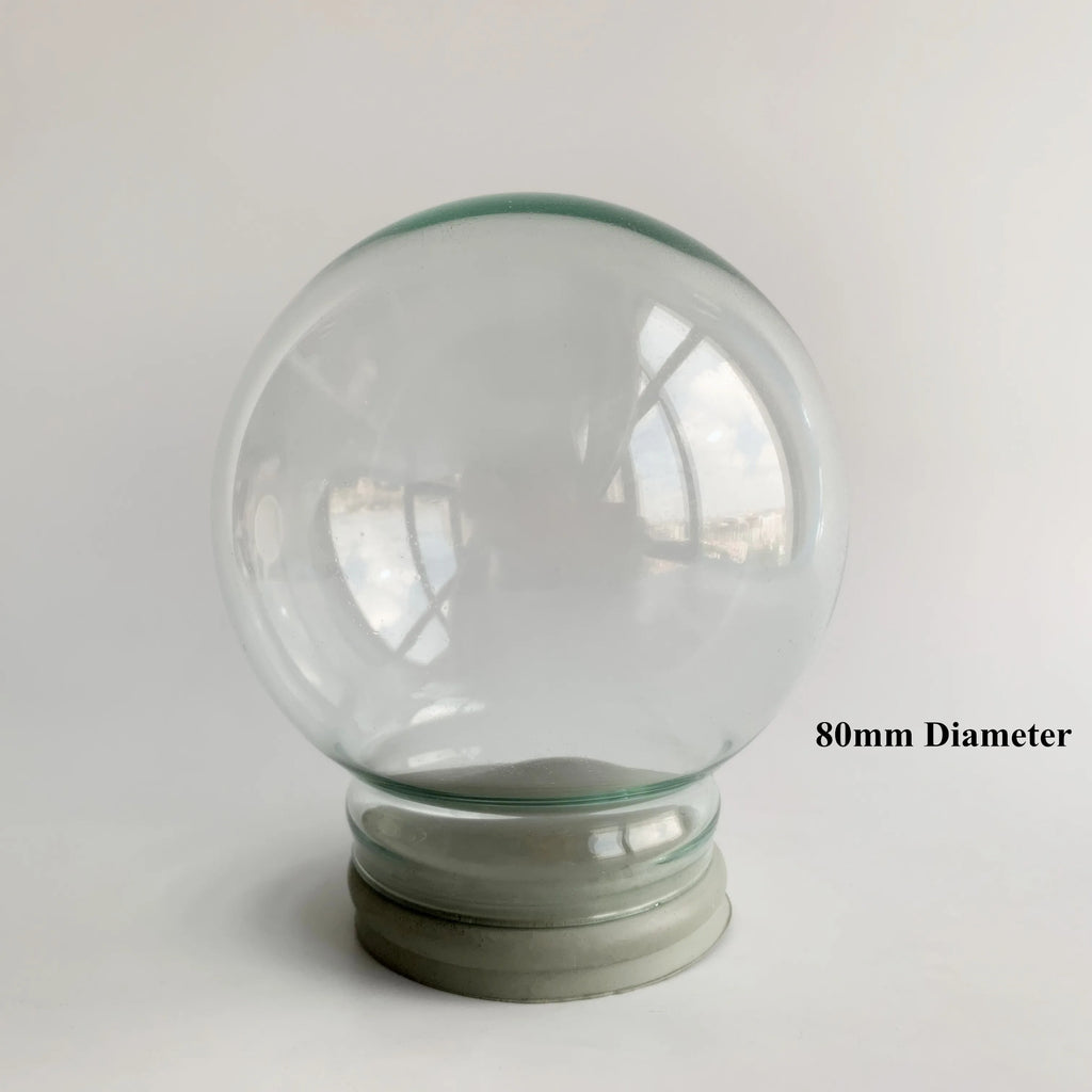 DIY Empty Glass Snow Globe – Fillable Craft Globe