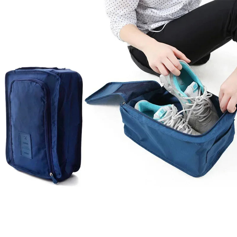Foldable Waterproof Shoe Storage Bag – Travel Organizer