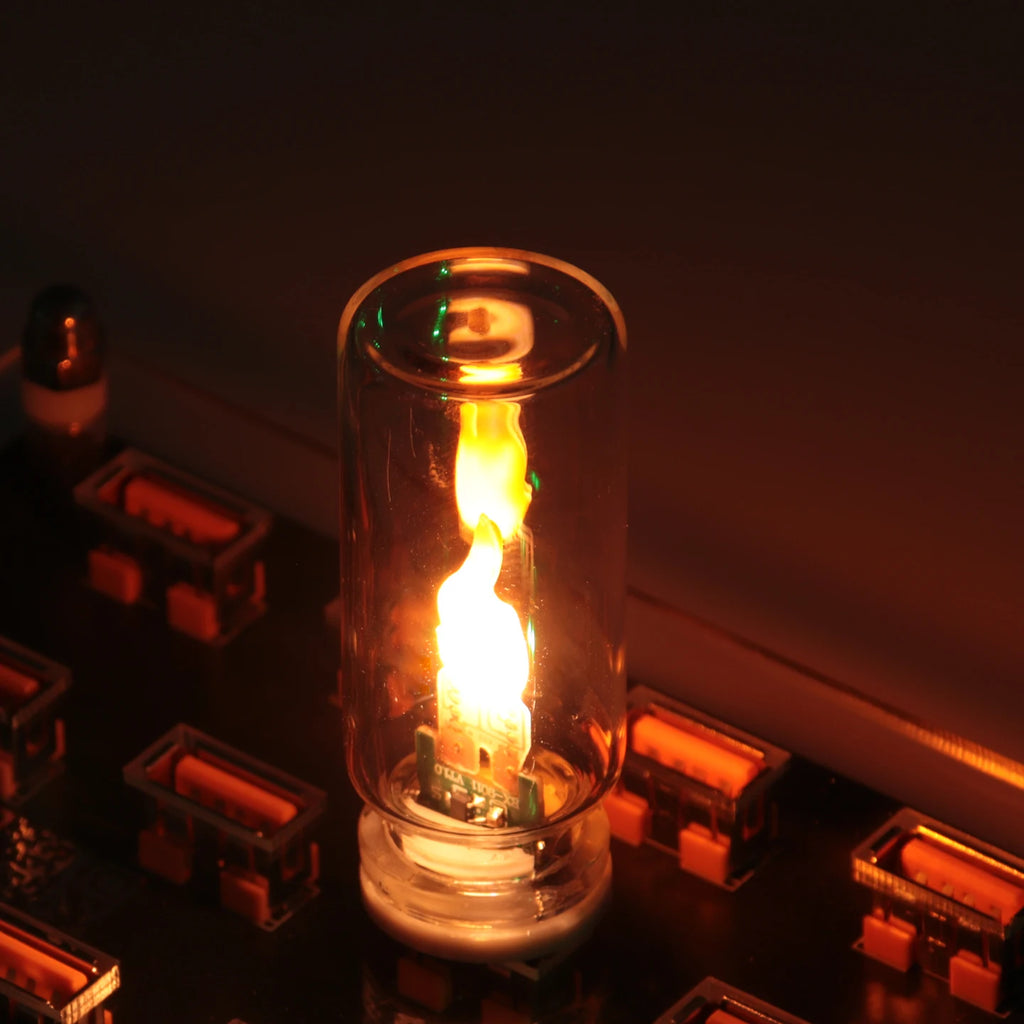 USB Flickering Flame LED Glass Candle Light