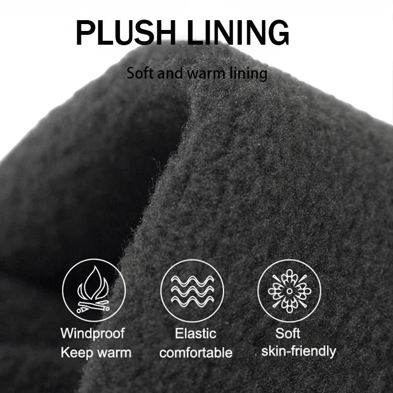 Touchscreen Winter Gloves – Windproof for Running & Skiing