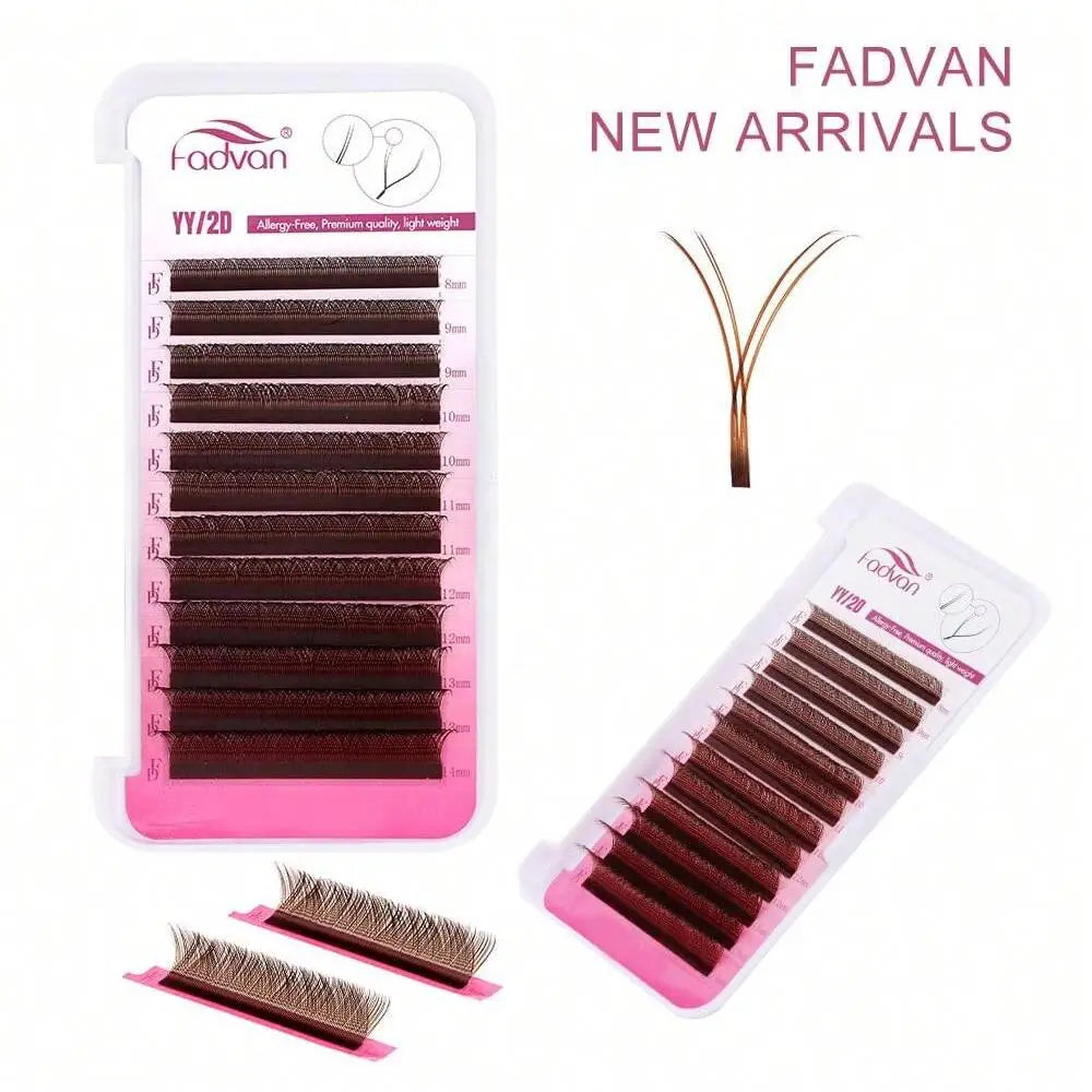 Natural Premade Eyelash Extensions – Soft Faux Mink 2D Lashes