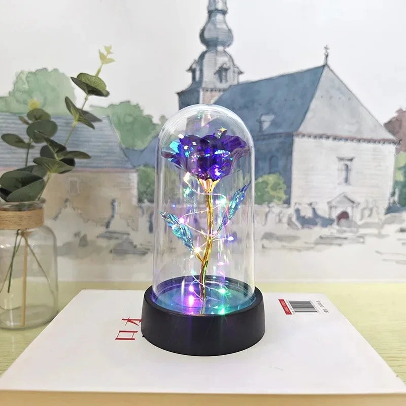 Eternal Rose with LED Light – Artificial Rose Gift for Her