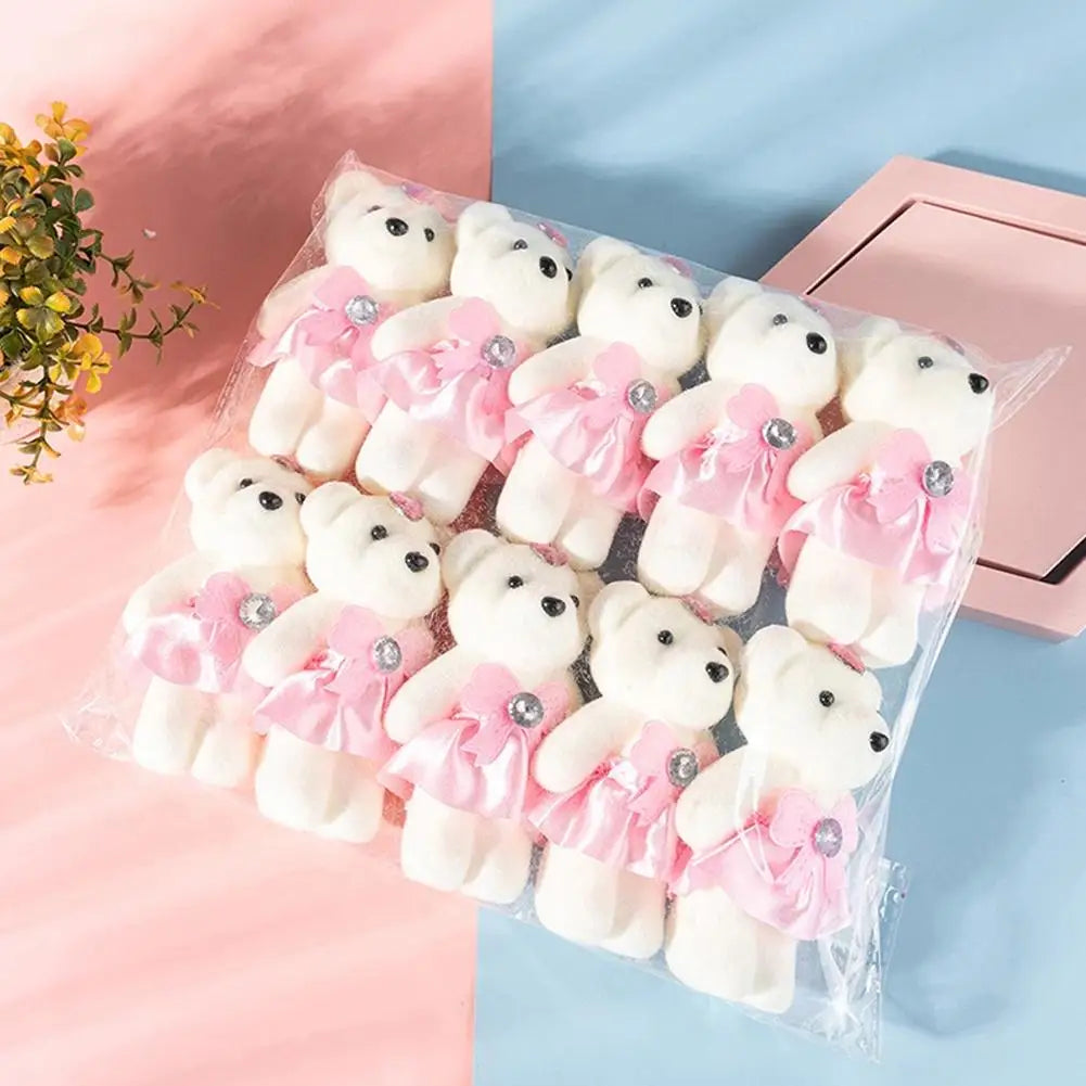 Mini Bear Bouquet Gift Bags (10 pcs) – Valentine's Wrapping