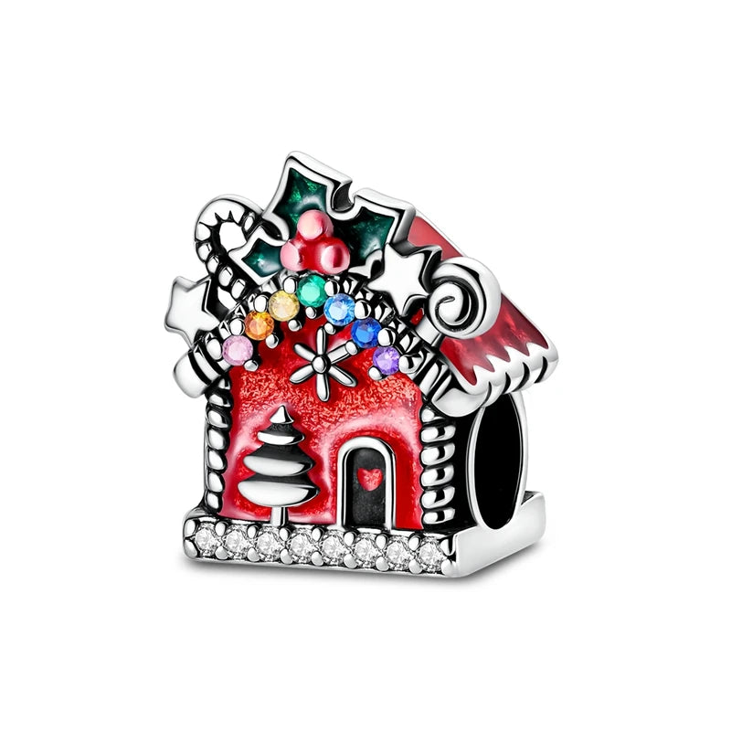 925 Silver Christmas Charm – Stocking, Gingerbread & Reindeer