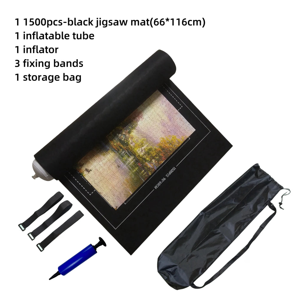 Roll-Up Jigsaw Puzzle Mat – Fits up to 1500 Pieces