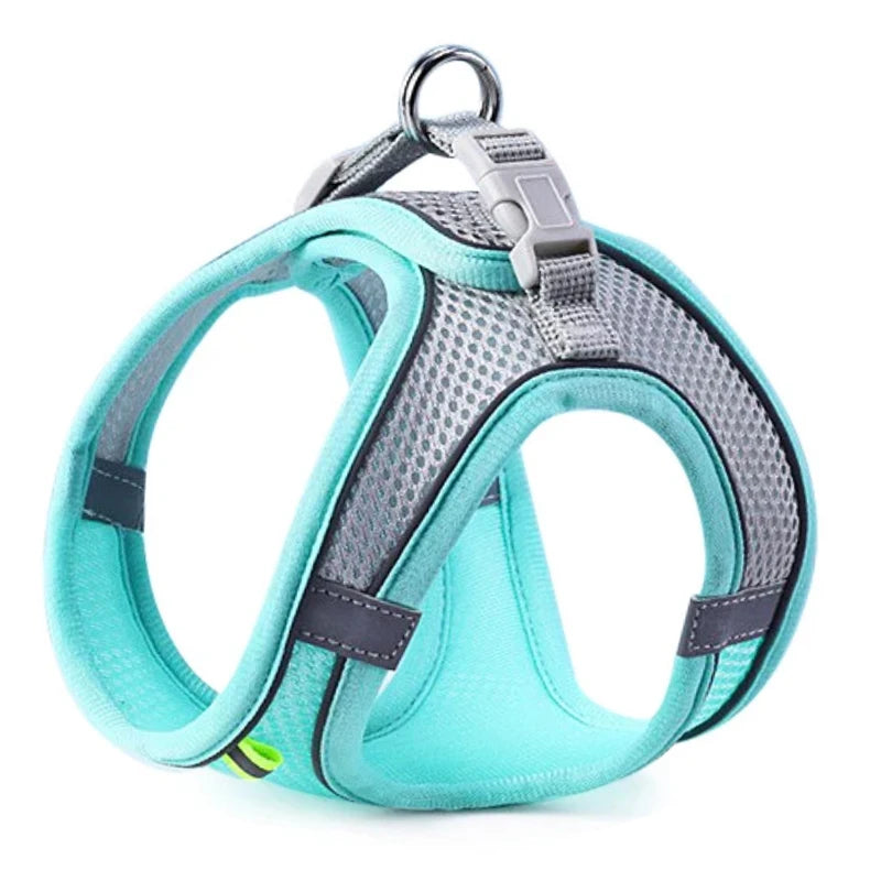 Reflective Dog & Cat Harness Vest with Leash