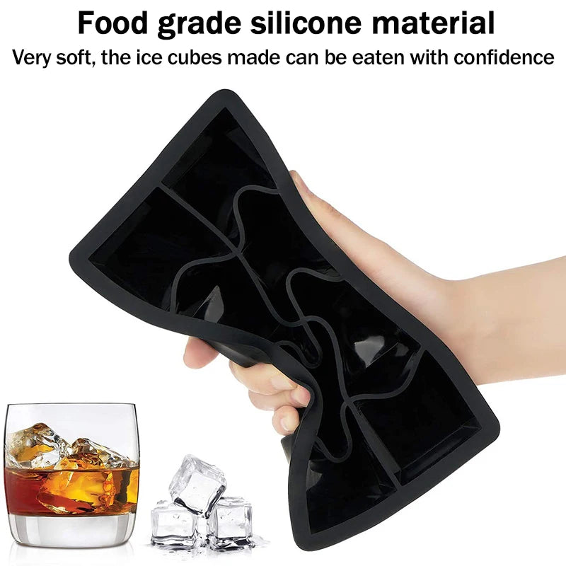 Large Silicone Ice Cube Tray – 4/6/8/15 Grid