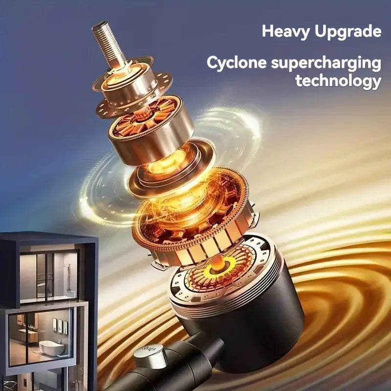 High-Pressure Filter Shower Head – 5 Spray Modes