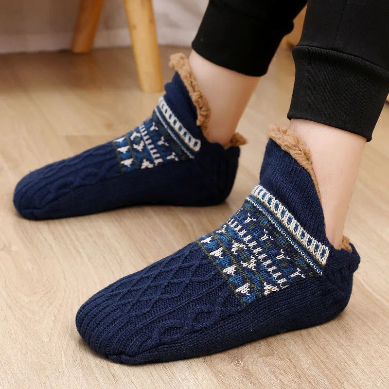 Super Warm Non-Slip Floor Socks – Velvet Slipper Socks