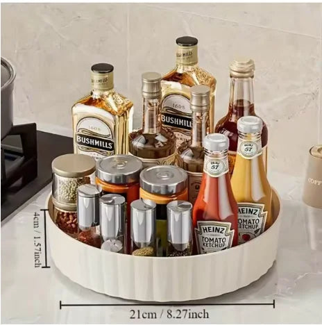 Rotating Spice Rack Organizer – Space-Saving Countertop Storage